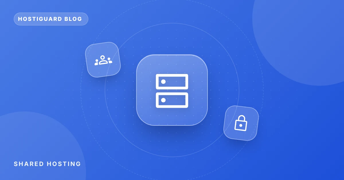 Shared hosting servers in a HostiGuard data center