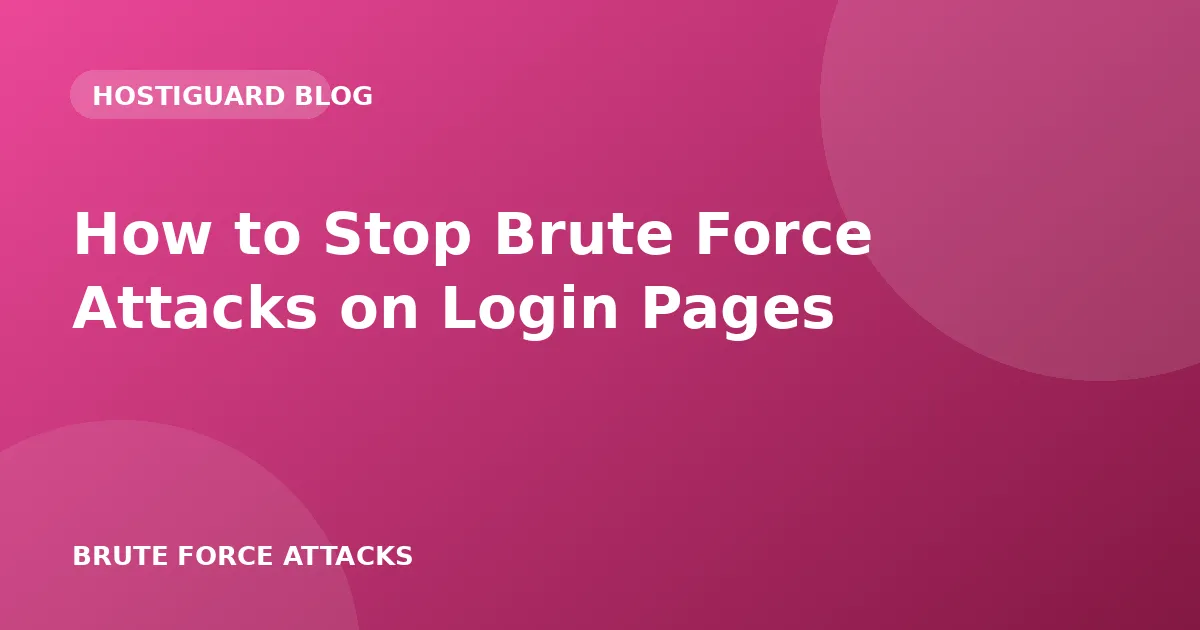 Login form protected by a shield
